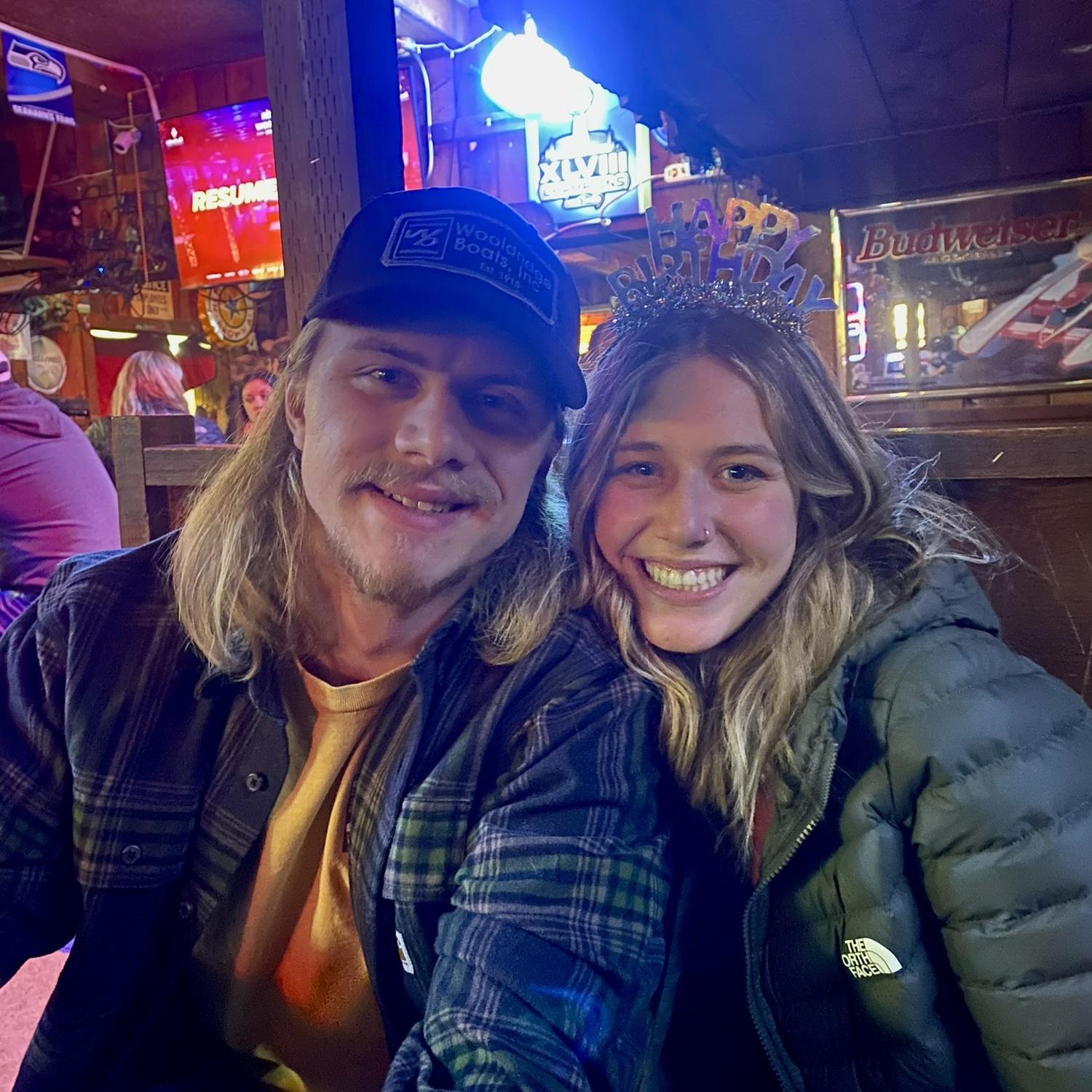 We celebrated our 21st birthdays together! We’re only 5 days apart!