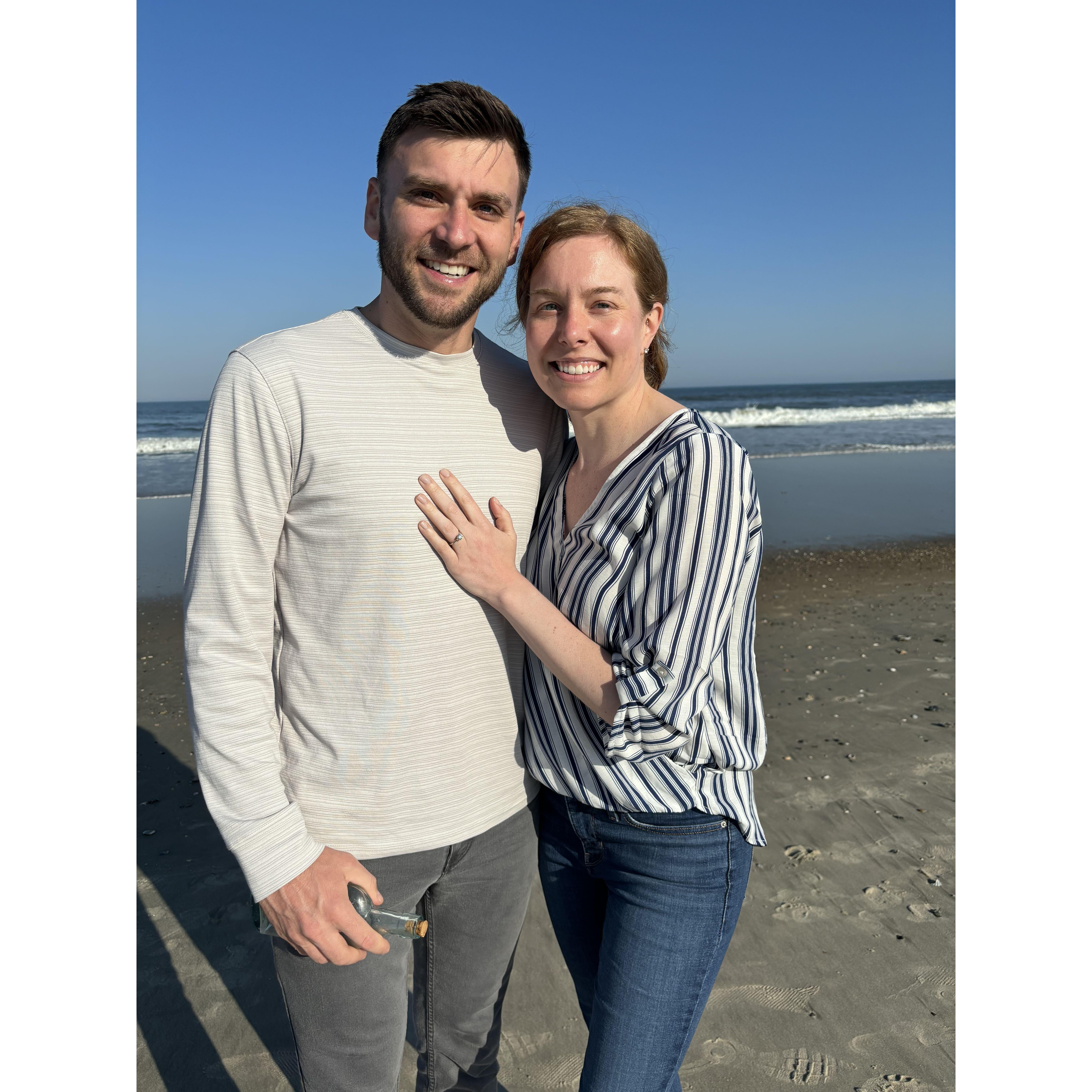 She said "yes!"