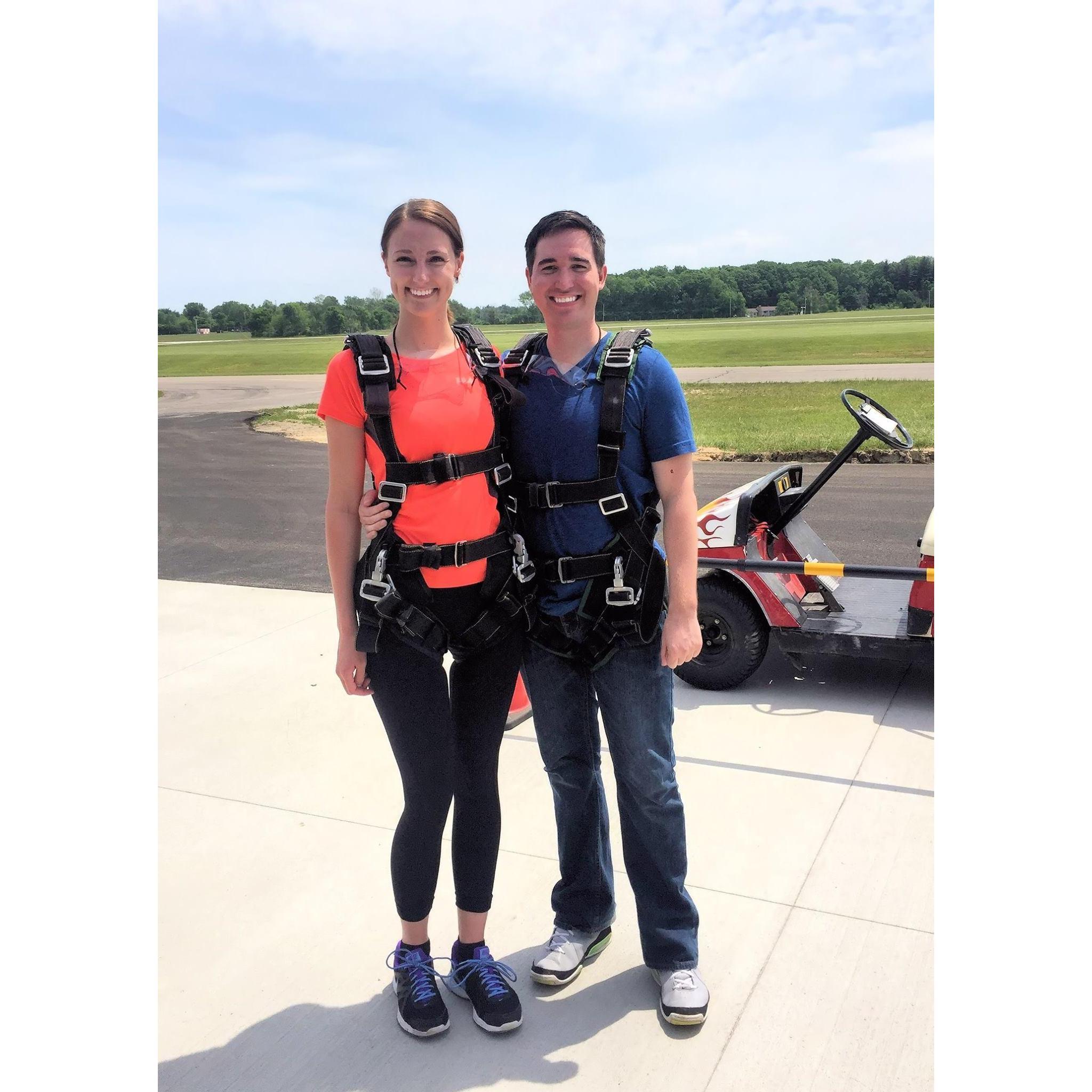 Sky diving - 06/2017