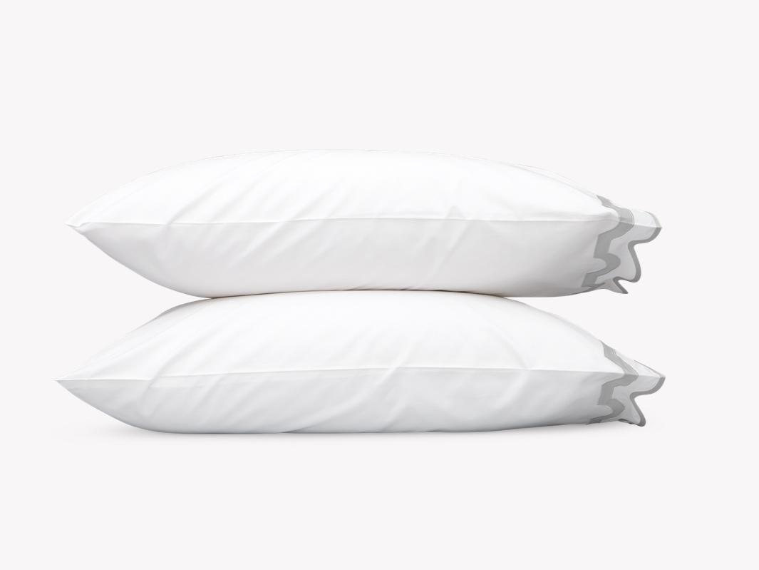 Matouk Mirasol King Pillowcase - Silver