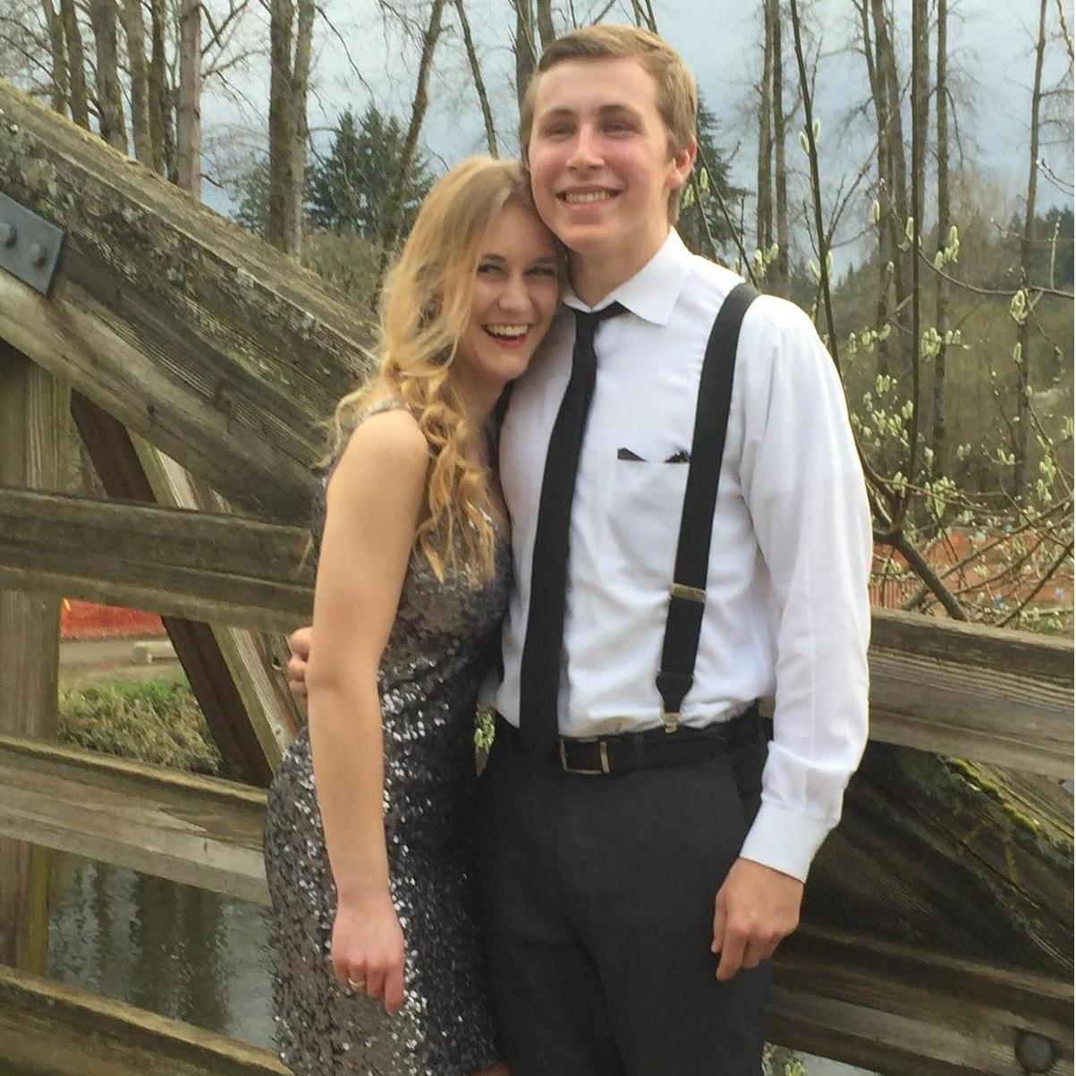 Junior Senior Banquet April 2017. Just 3 weeks post back surgery.