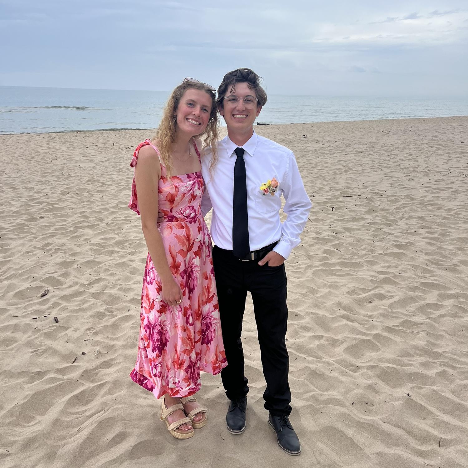 This summer was the summer of weddings for us, always love having a cute date!
