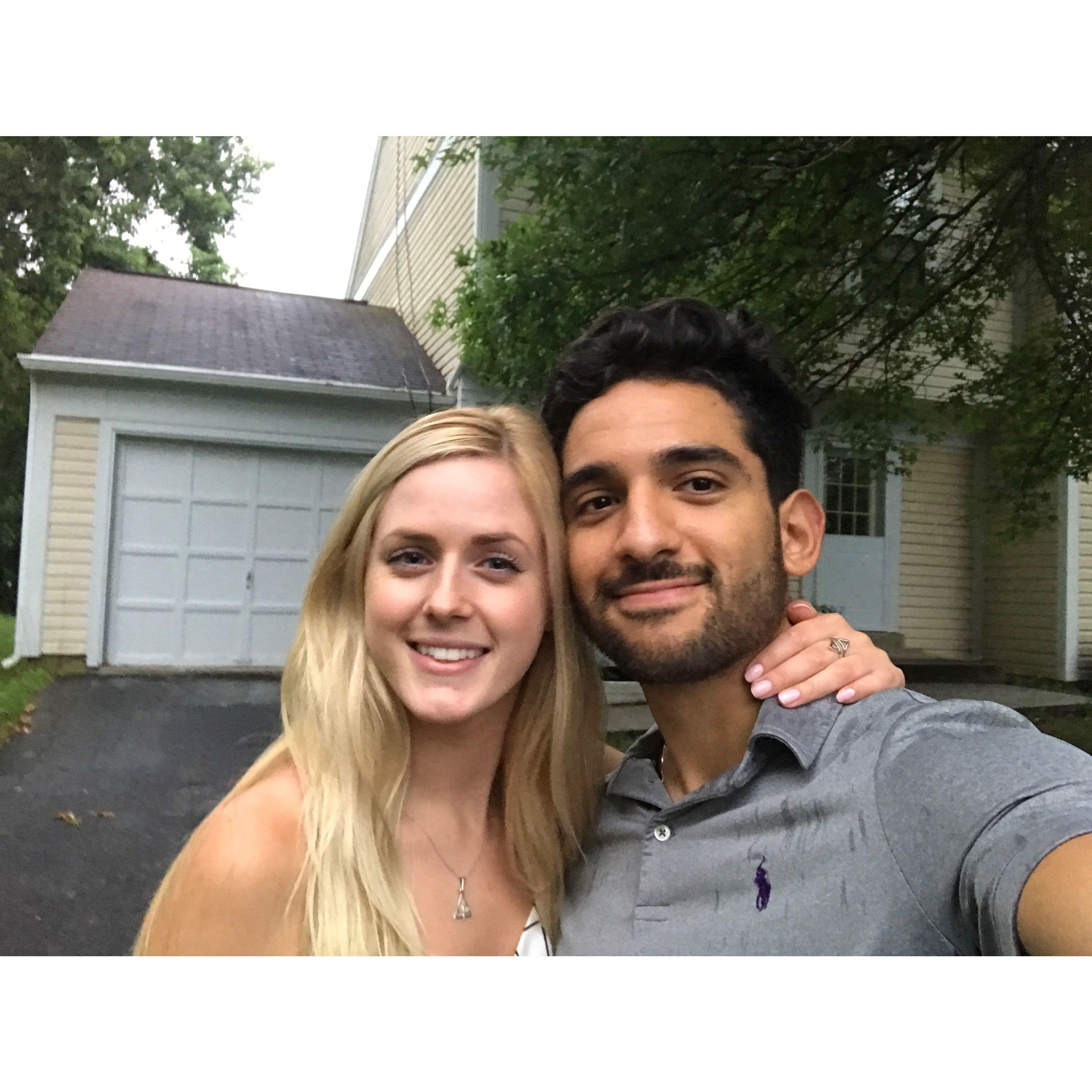 July 2017: Alfonso buys his first house