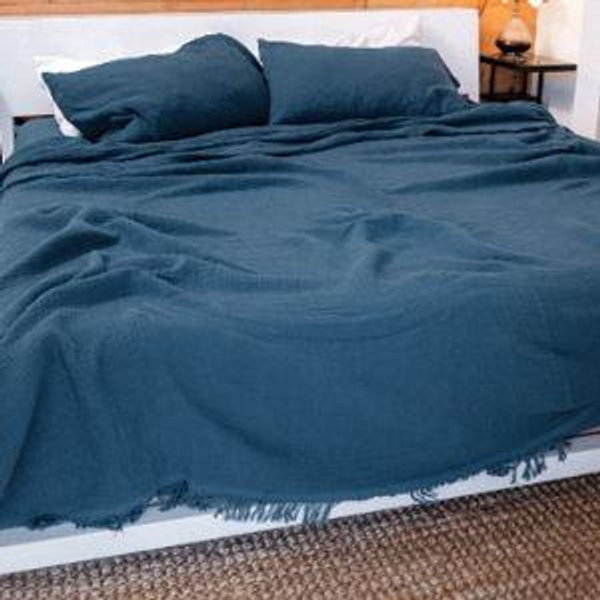 Dark Denim Bedding Set - King | Sand Cloud