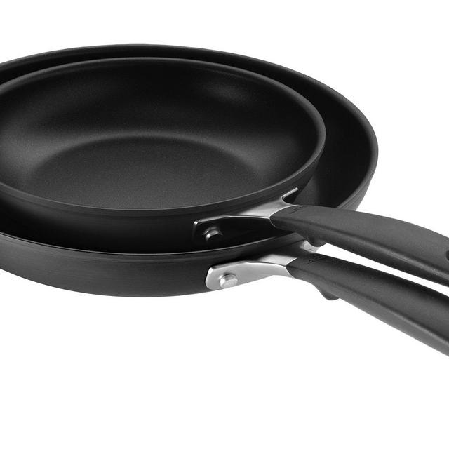 OXO Good Grips Nonstick Black Frying Pan/Skillet Set, 8 and 10