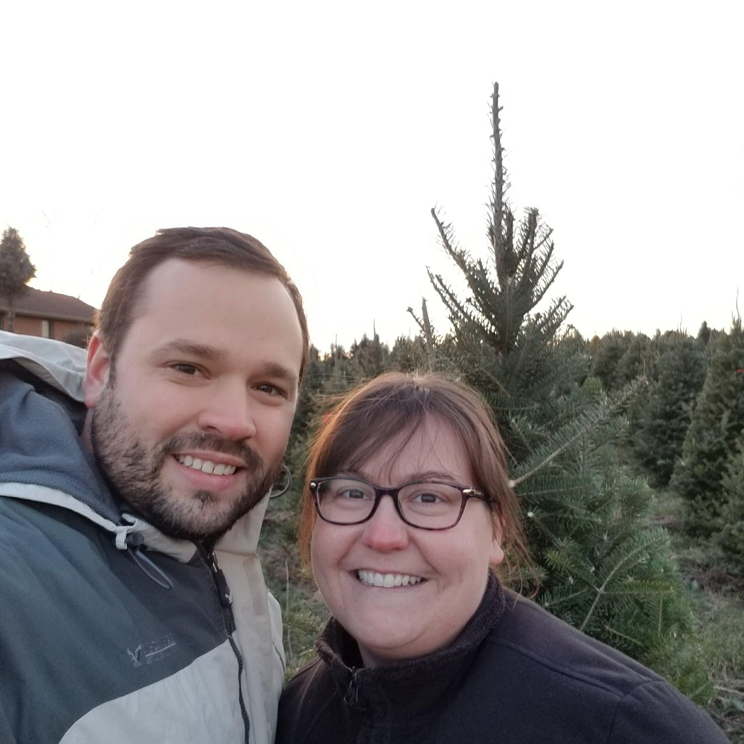 Picking our first Christmas Tree, November 2017