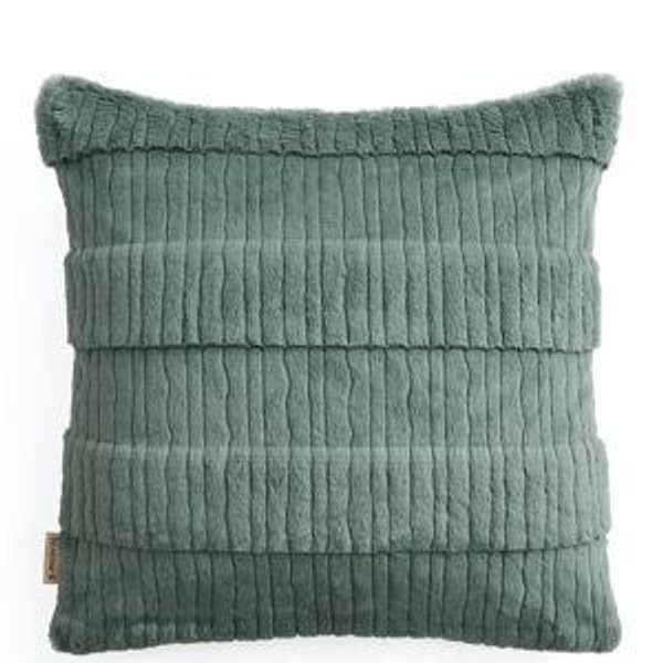 Bearpaw Gilmore Faux Fur Pillow, Pine