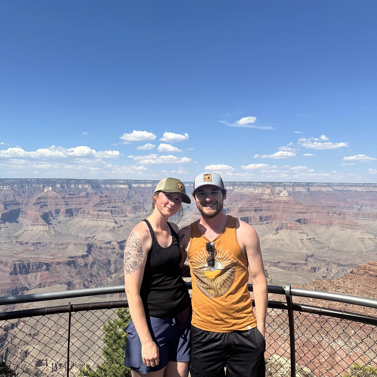 The Grand Canyon on our cross country road trip!