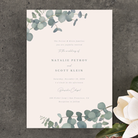 Verde Classic | White | Zola Wedding Invitations