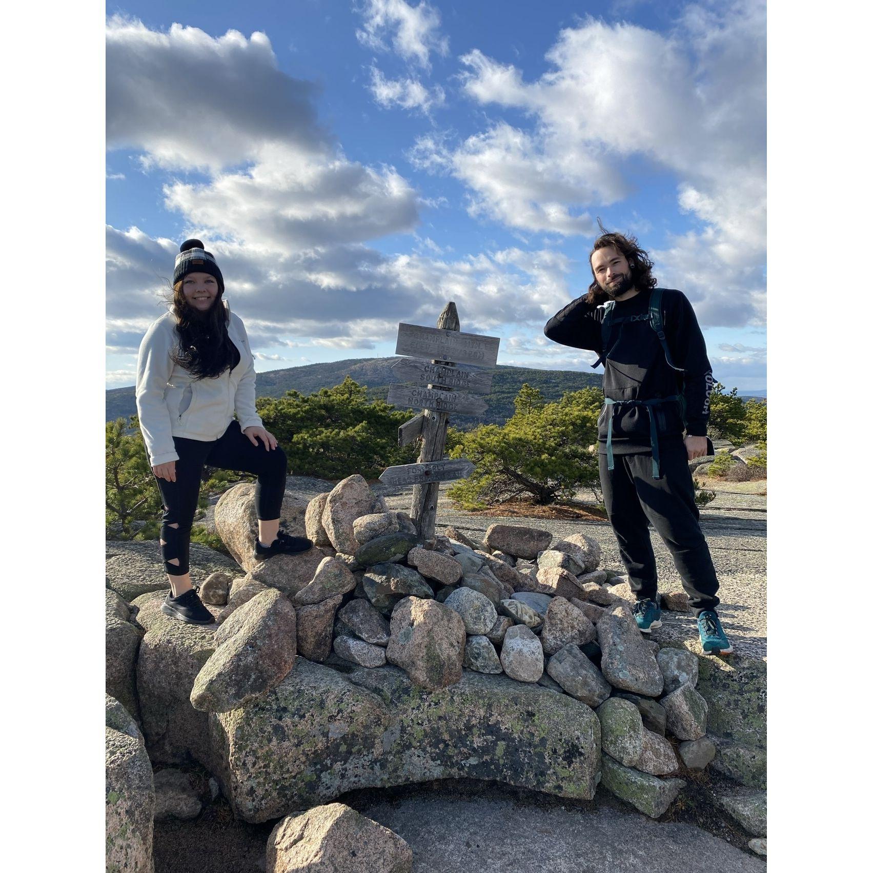 Rock climbed Precipice Trail in Acadia National Park, Maine!