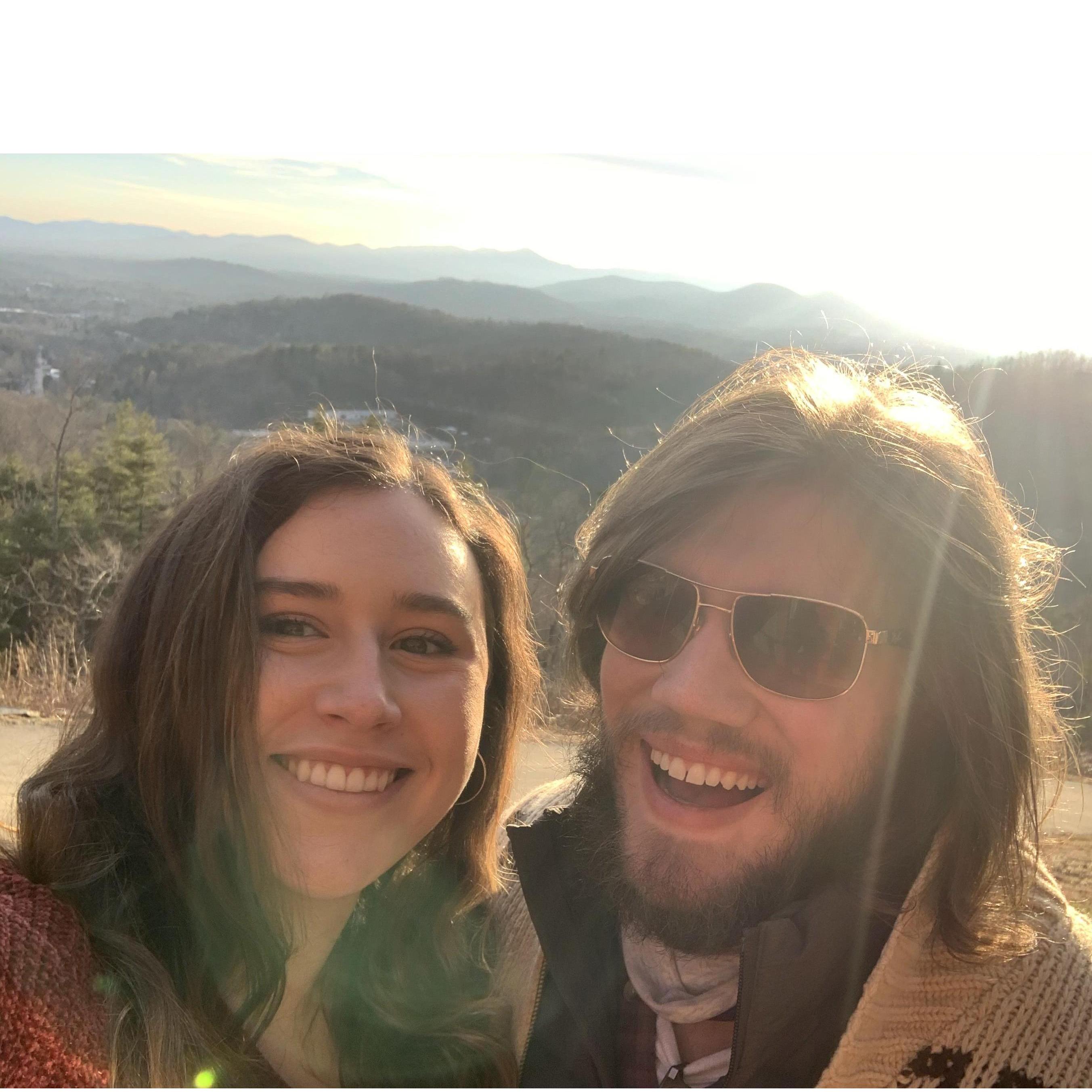 Celebrating Austin's birthday in Asheville, NC