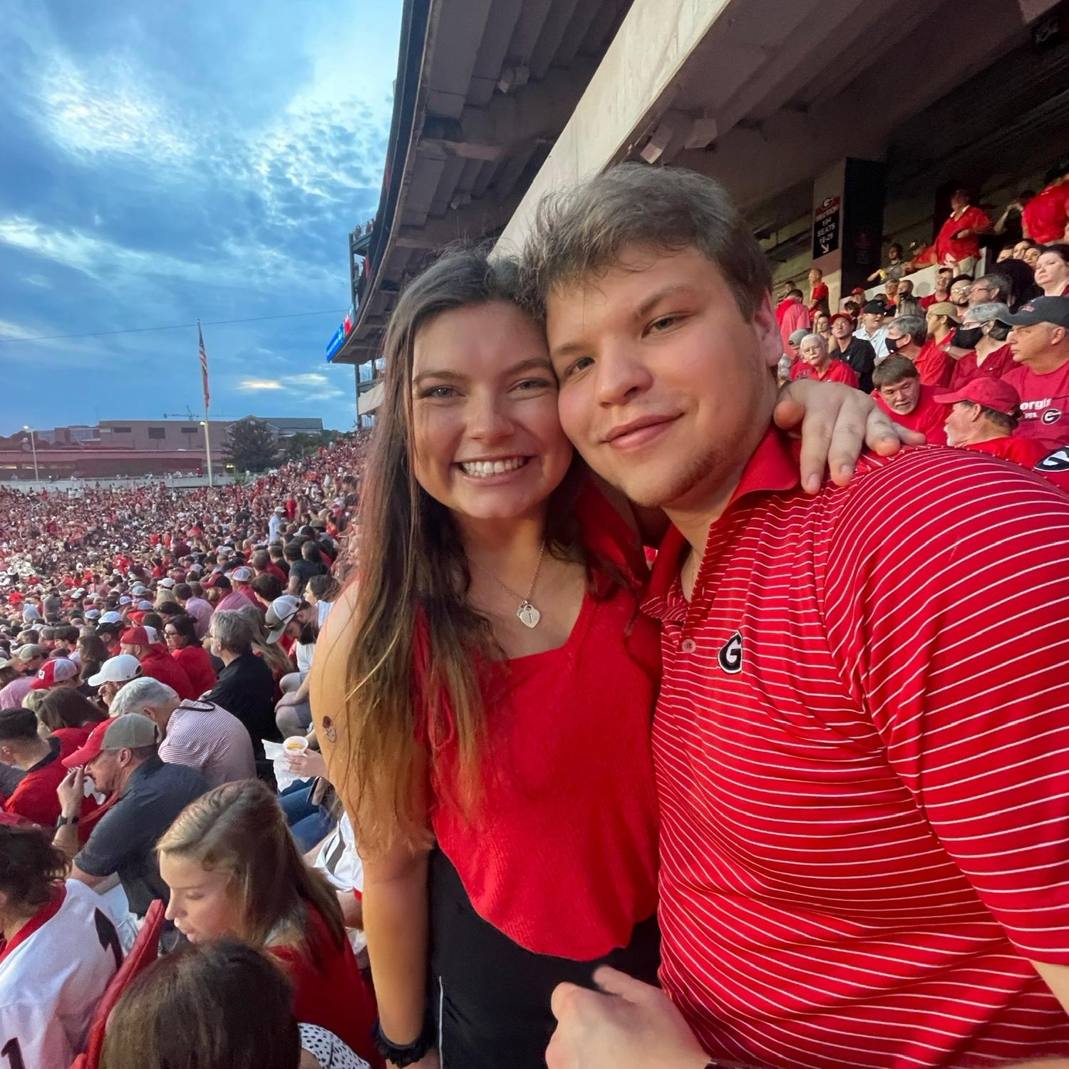September 2021: Cheering on our Georgia Bulldogs