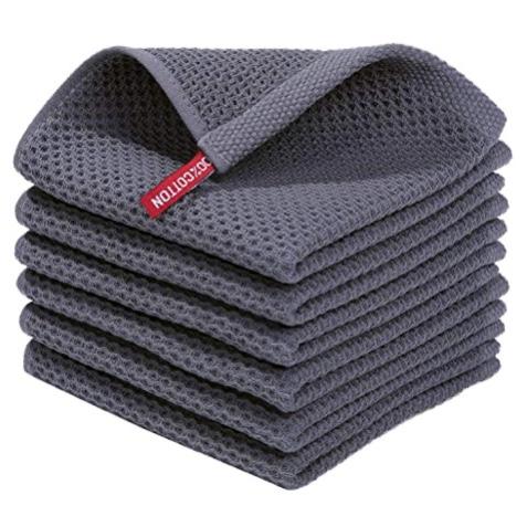 Kitchen Dish Cloths (Dark Grey)