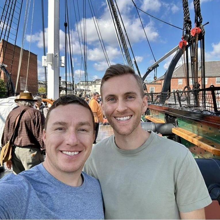 A beautiful day visiting the USS Constitution "Old Iron sides" in Boston, MA, 2024