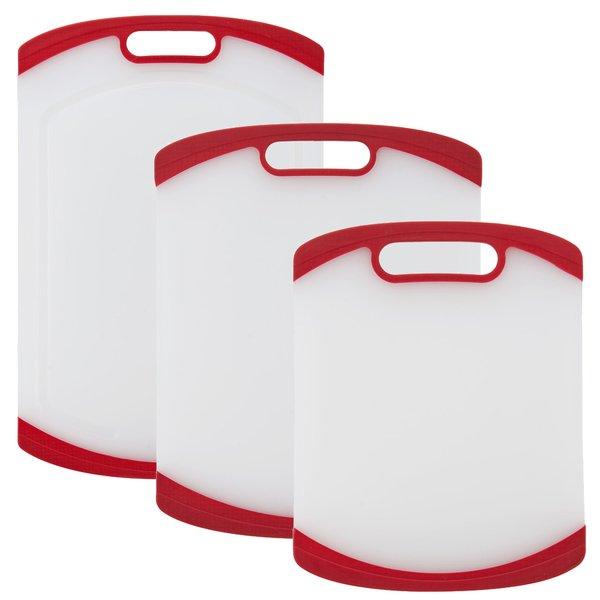 Plastic 3-Piece Plastic Cutting Board Set