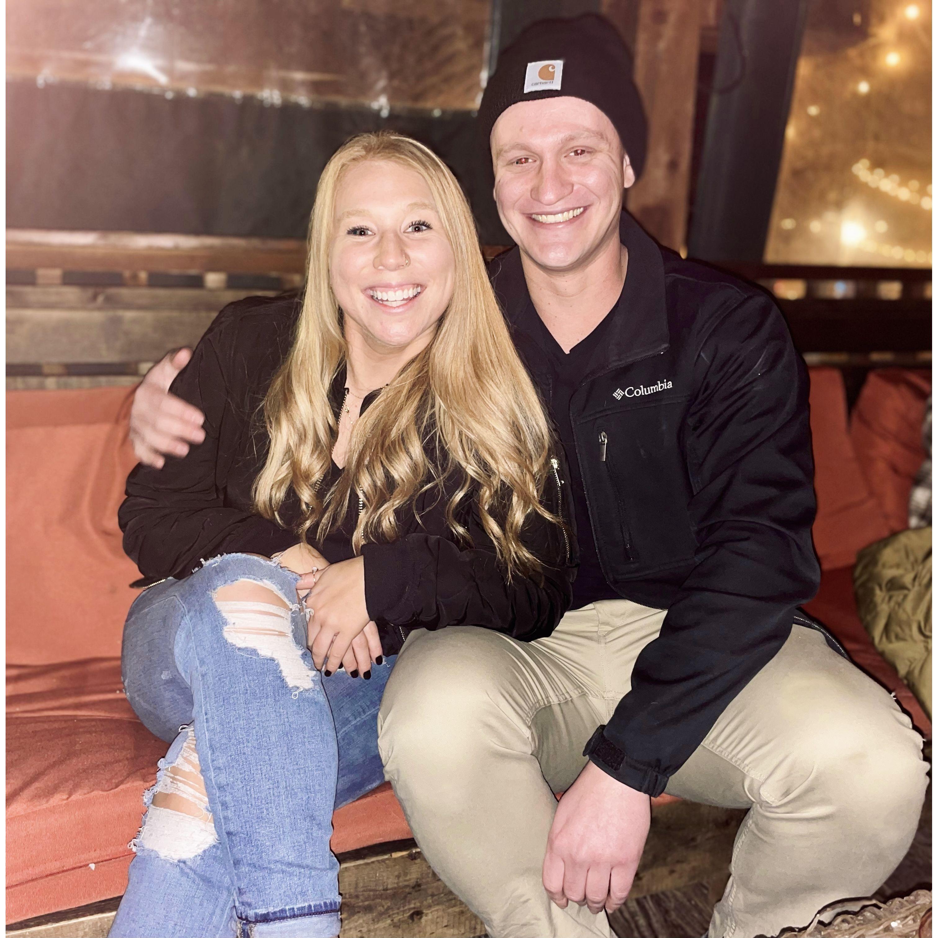 Right before we said goodbye for 3 months!