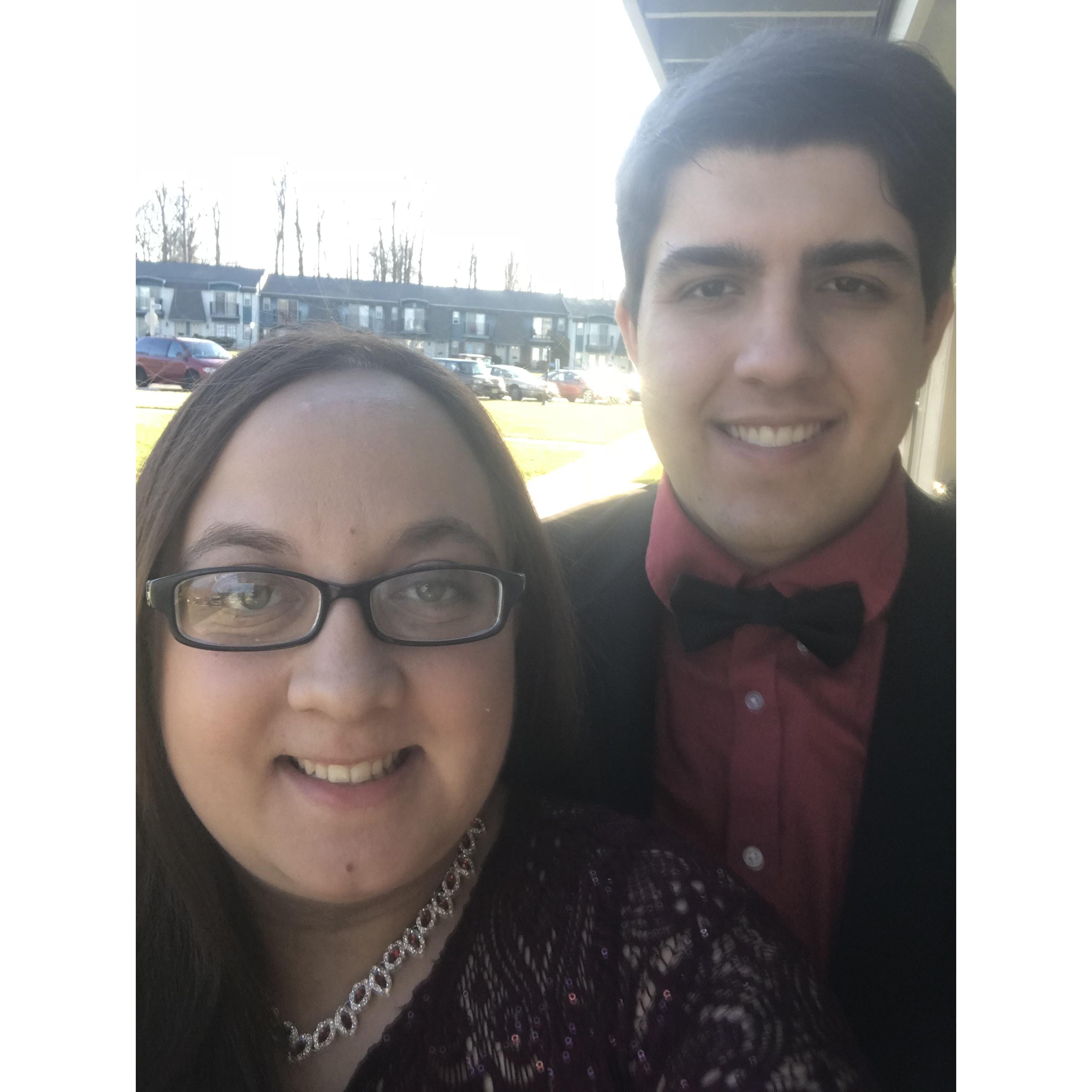 Right before Mike proposed ❤ best day ever!
