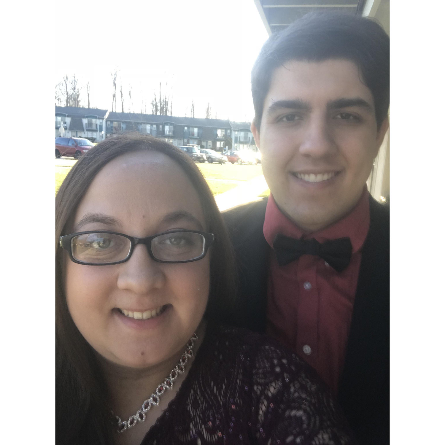 Right before Mike proposed ❤ best day ever!