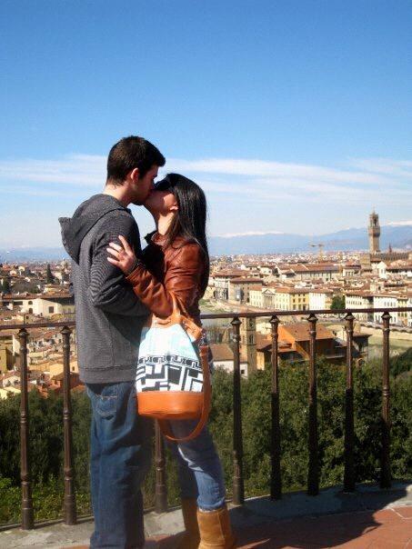 Florence March 2009 when Matt visited Dina while she studied abroad after just a few months of dating!