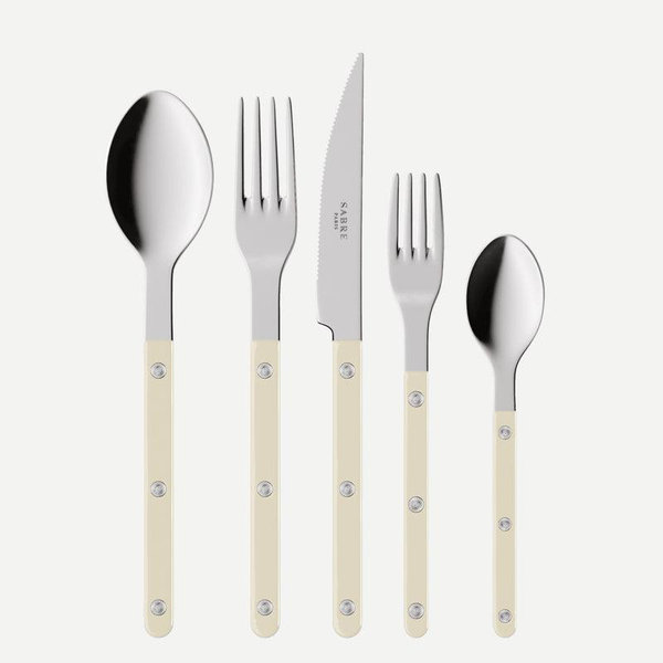 Bistrot Solid, Ivory - 20 pieces cutlery set