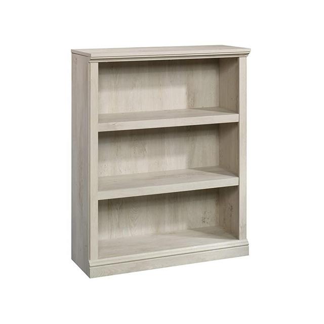 Sauder 3 Shelf Bookcase, Chalked Chestnut finish