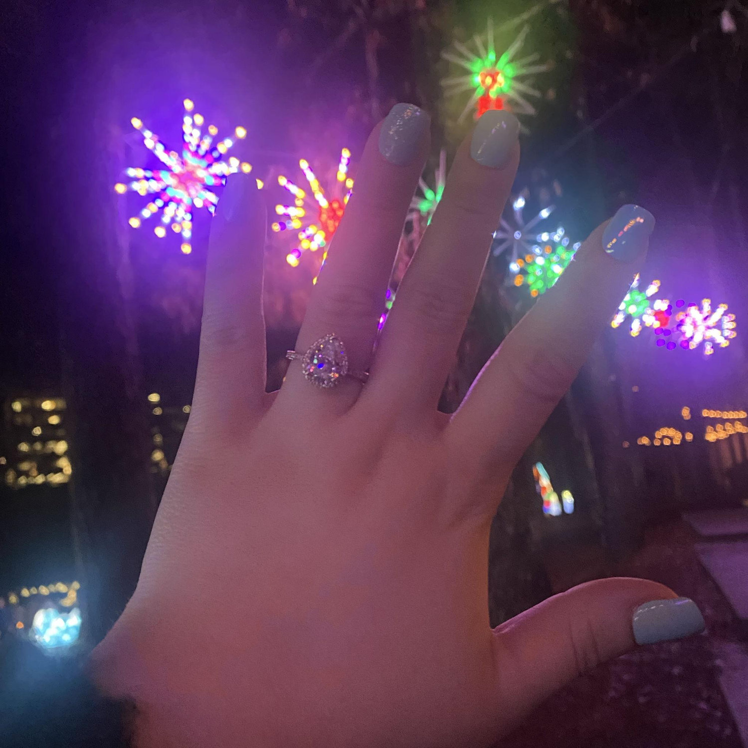 Had to admire it against the beautiful lantern lights that night