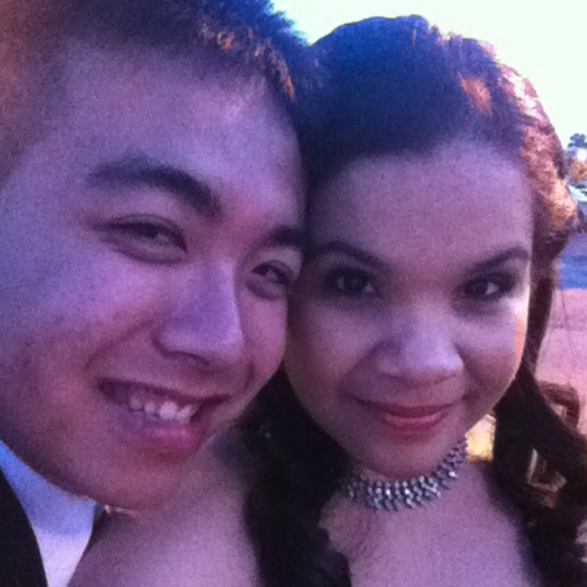 One of our oldest photos - Tanairi's senior prom.