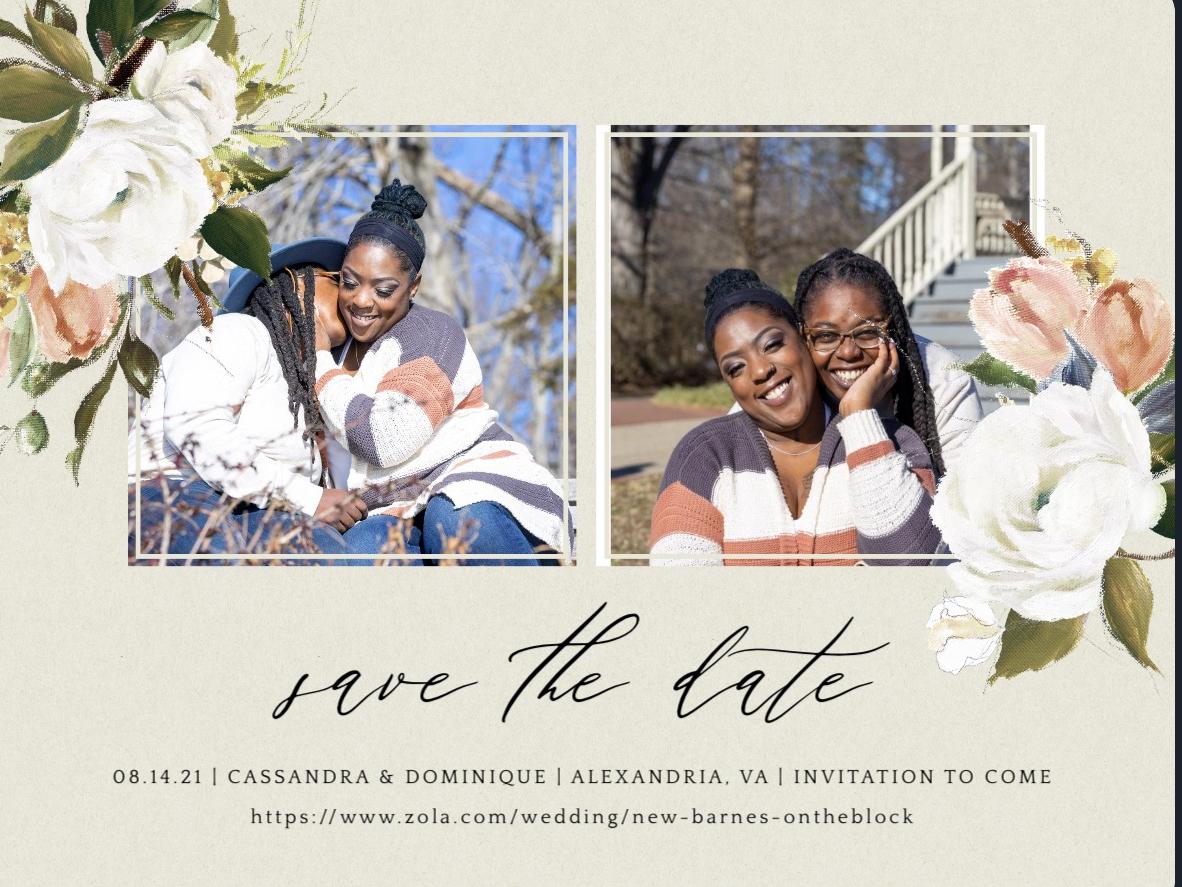 The Wedding Website of Cassandra Okundaye and Dominique Barnes