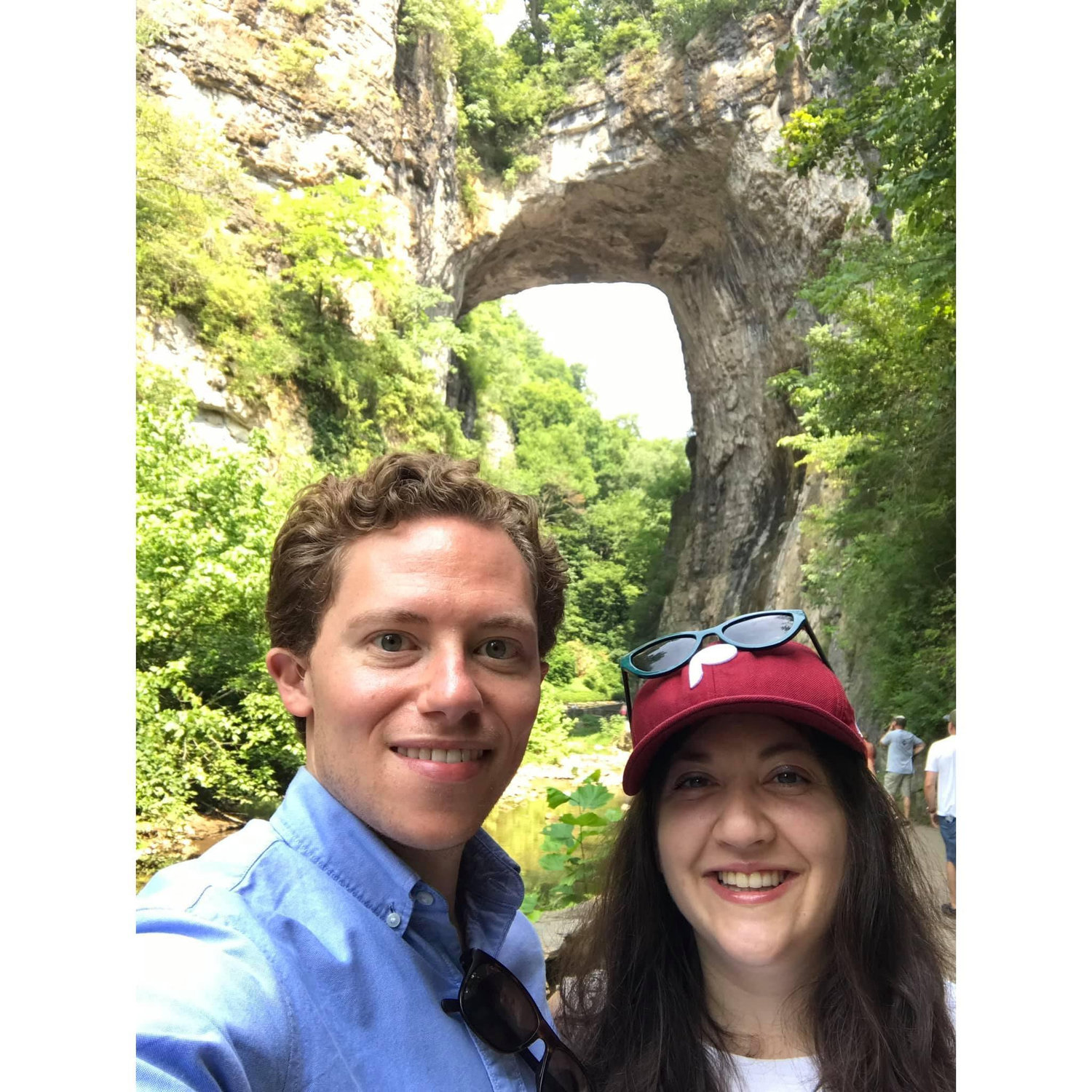 Natural Bridge, Virginia en route to Asheville, NC.