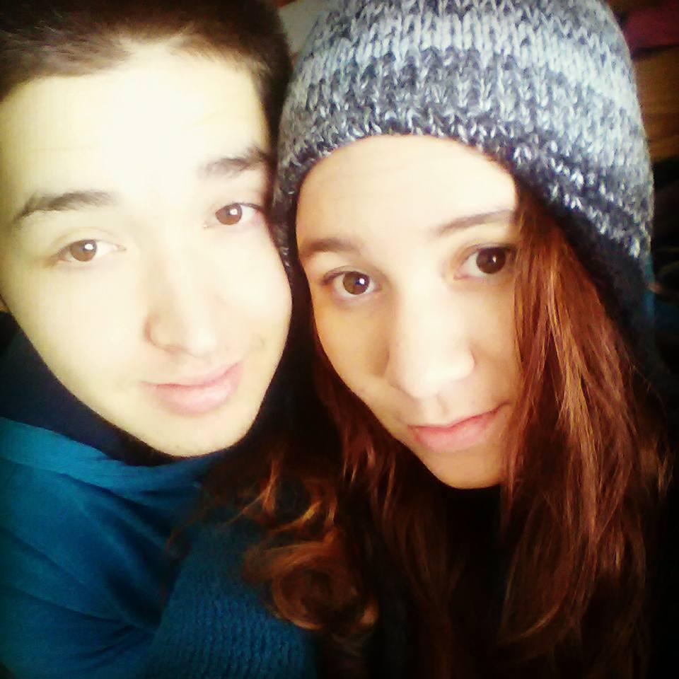 Our first Christmas together and my first present from him (the hat)!