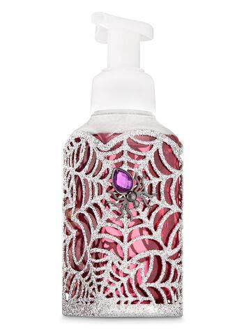 Bath and Body Works White Barn Sparkly Spider Web Foaming Soap Holder