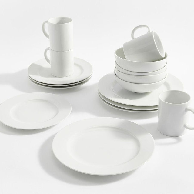 Classic Rim 16-Piece Dinnerware Set
