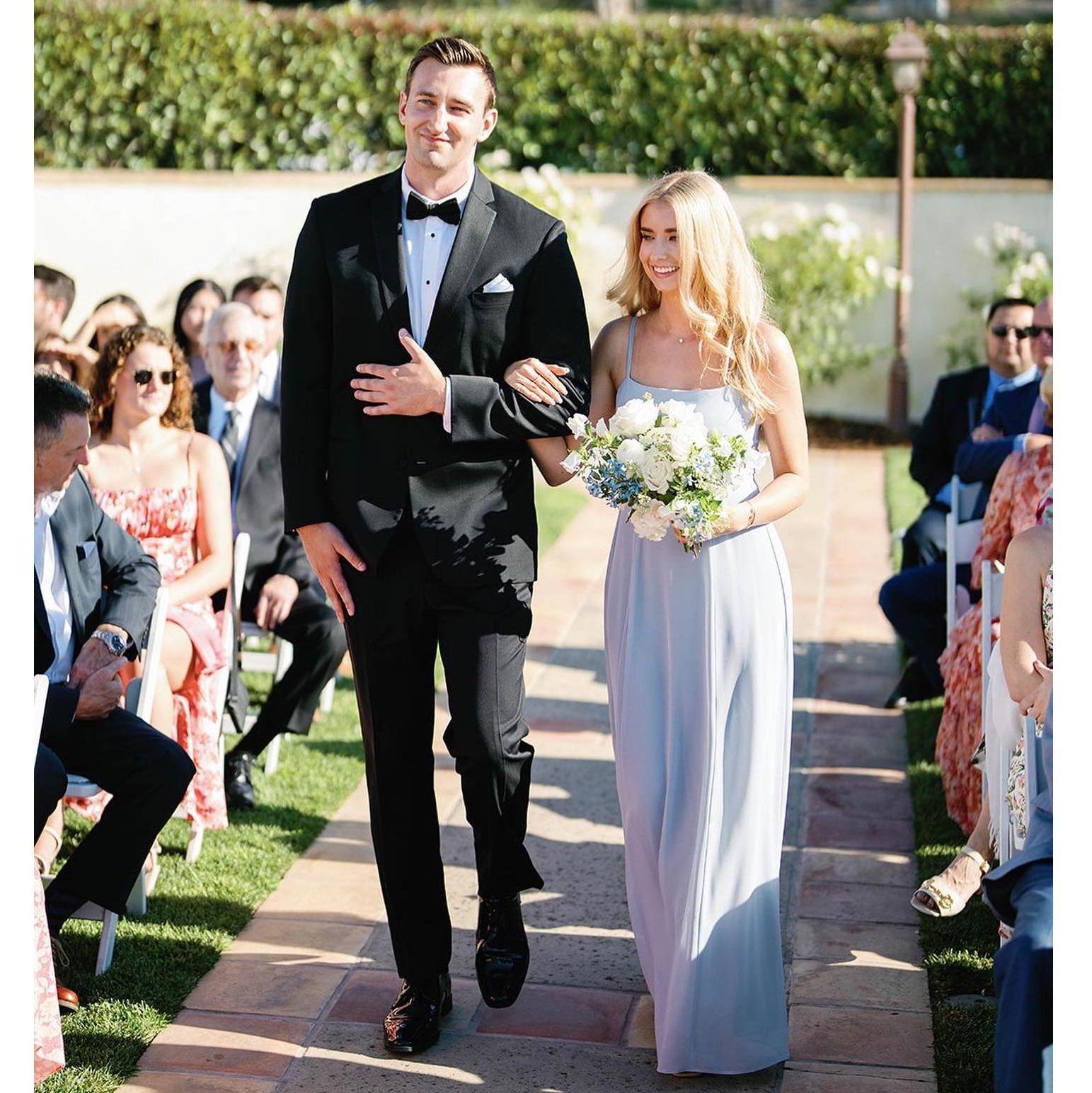 Madeline and Jackson O'Connell's wedding, 2023
(Practicing our walk down the aisle!)