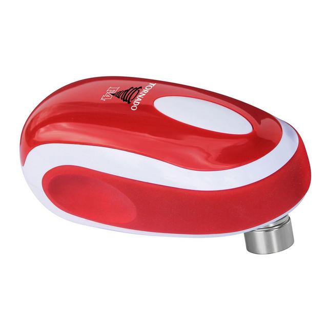 Tornado F4 Electric Can Opener in Red