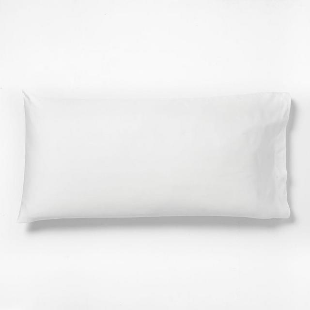 400TC Organic Sateen PC King S/2 White on White