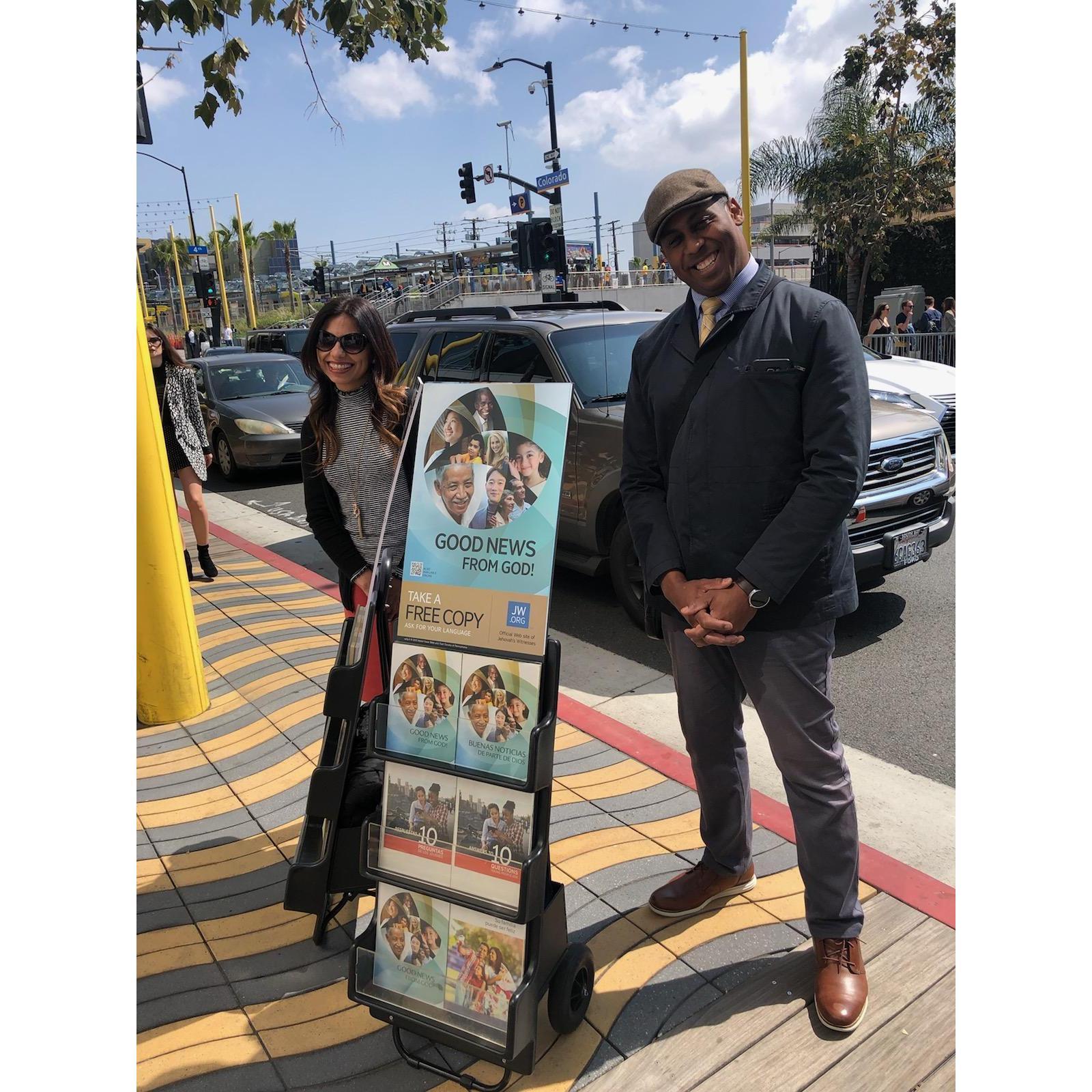 Metro at L.A. Marathon🏃🏾