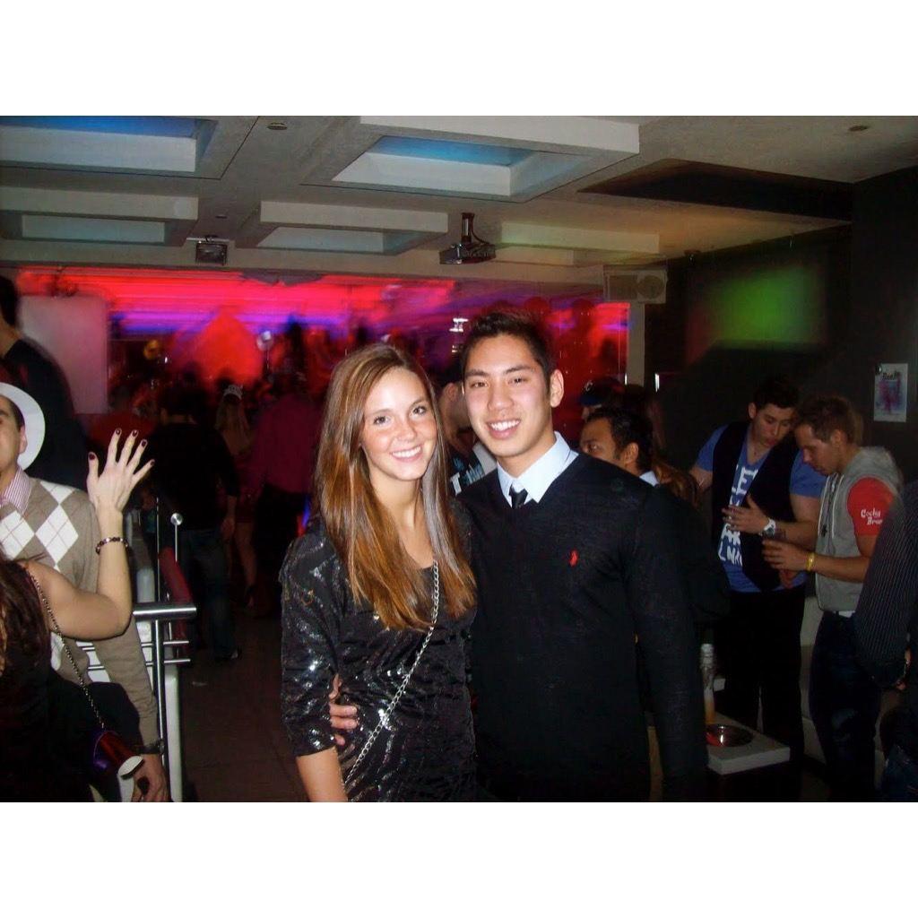 Kinzie visited Eric's home in Ottawa, Ontario to ring in 2012.