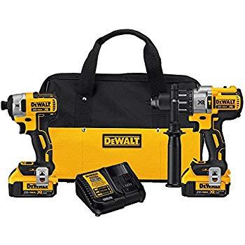 DEWALT 20V MAX Cordless Drill Combo Kit, 2-Tool (DCK240C2)