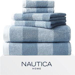Nautica - Bath Towels (Oak Lake Blue, 6 Piece)