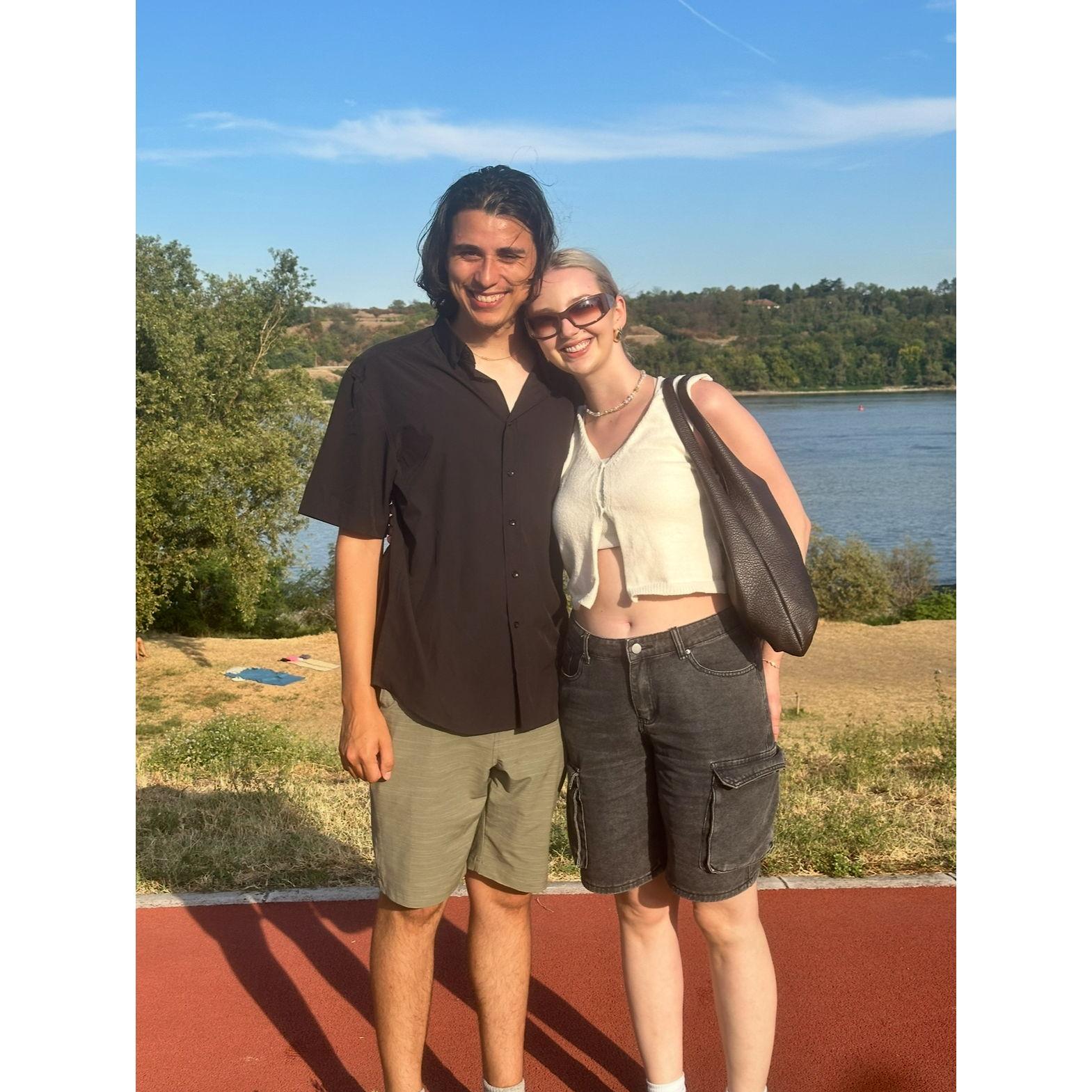 Shortly after the proposal, Drake flew out of the country for the first time to meet the rest of Ana's family in Serbia.