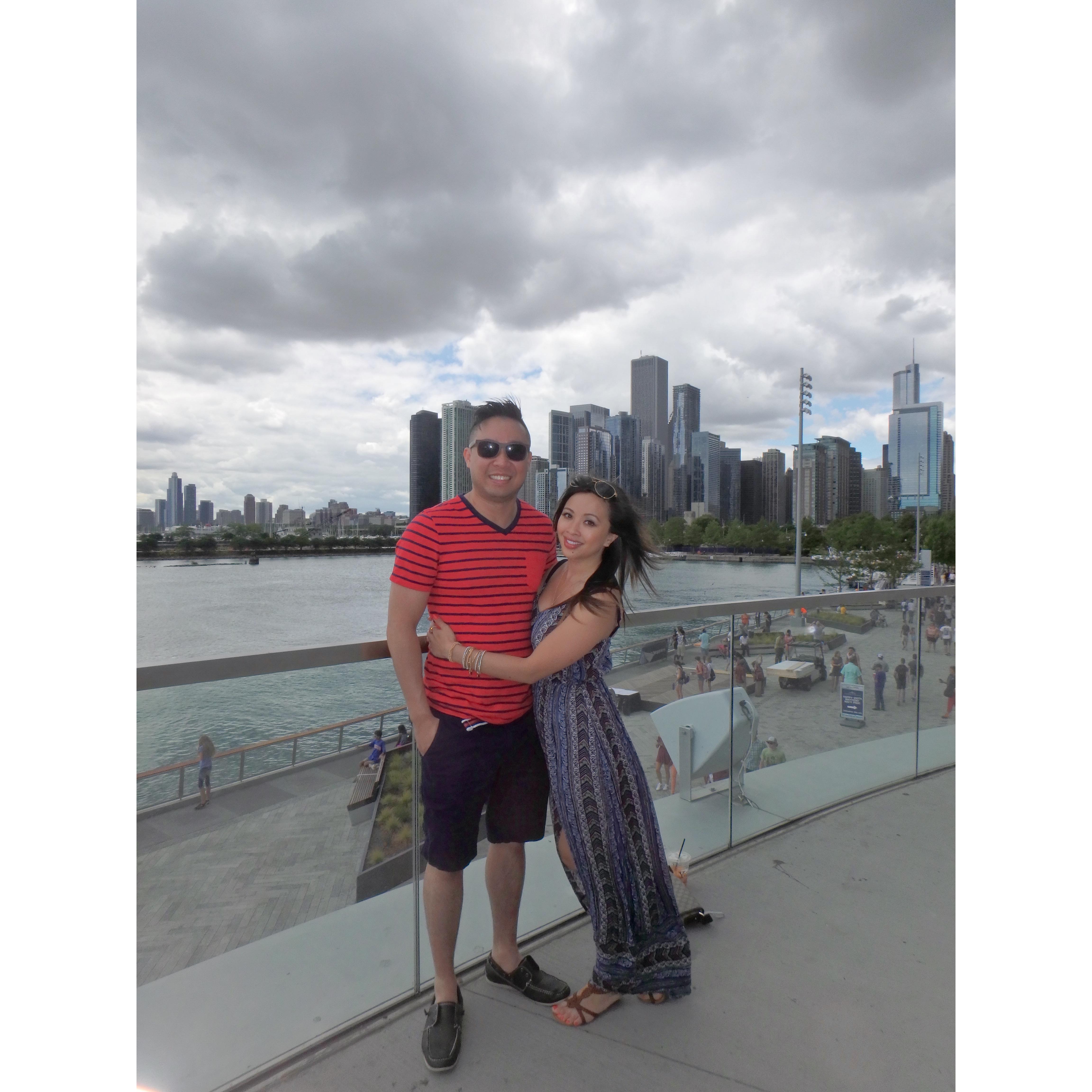 Lakeside in Chicago during the summer months.