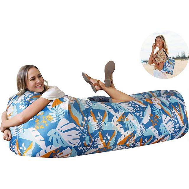 Wekapo Inflatable Lounger Air Sofa Hammock-Portable,Water Proof& Anti-Air Leaking Design-Ideal Couch for Backyard Lakeside Beach Traveling Camping Picnics & Music Festivals Camping Compression Sacks