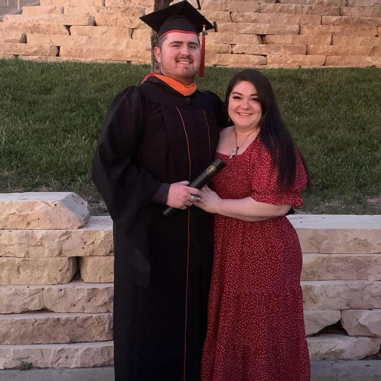 Anton's Masters graduation #WreckEm #TTU