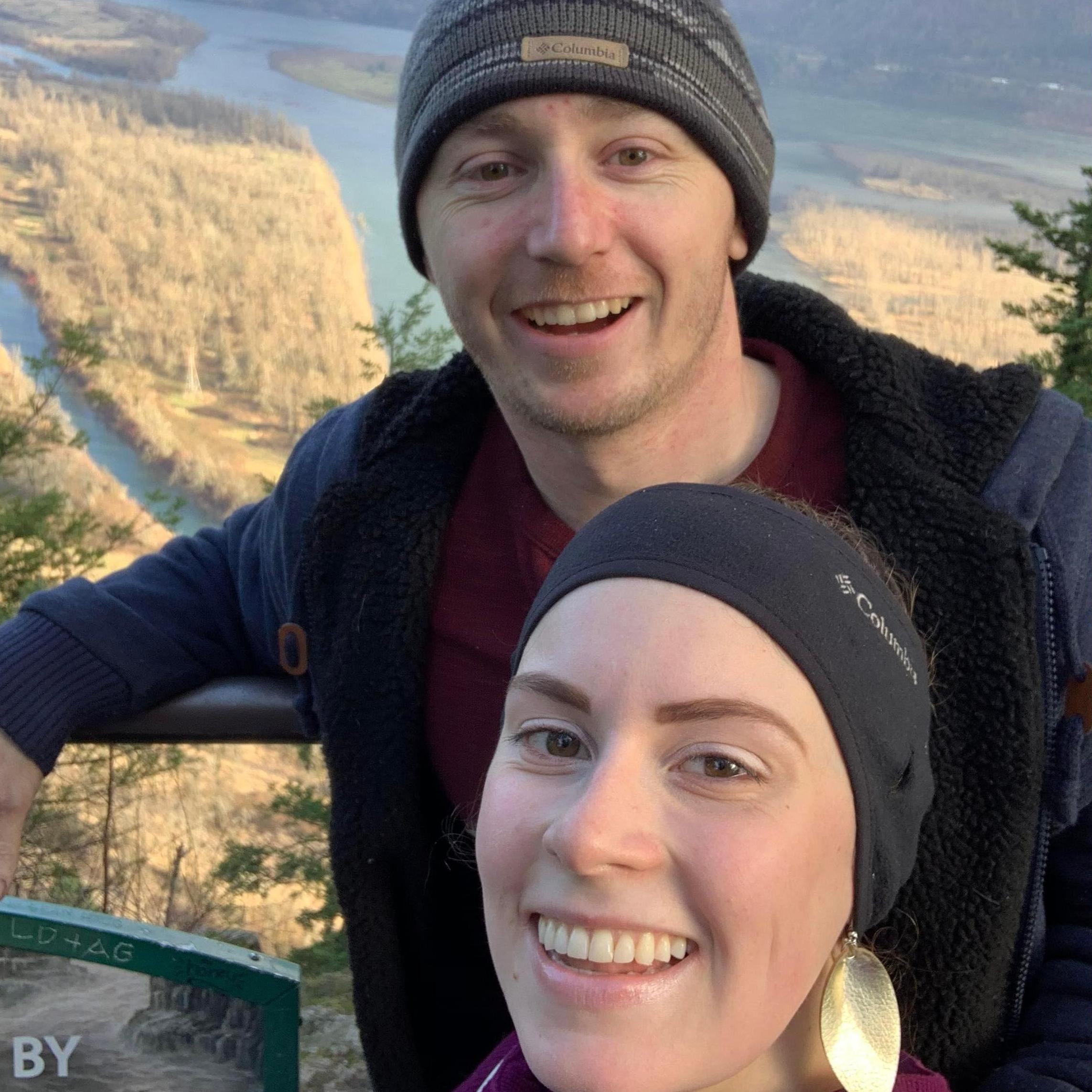 One of our many hikes up Beacon Rock.