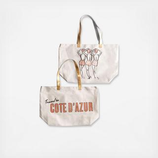 Patio Party Cote D'Azur Beach Bag