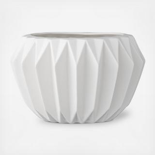 Small Fluted Flower Pot