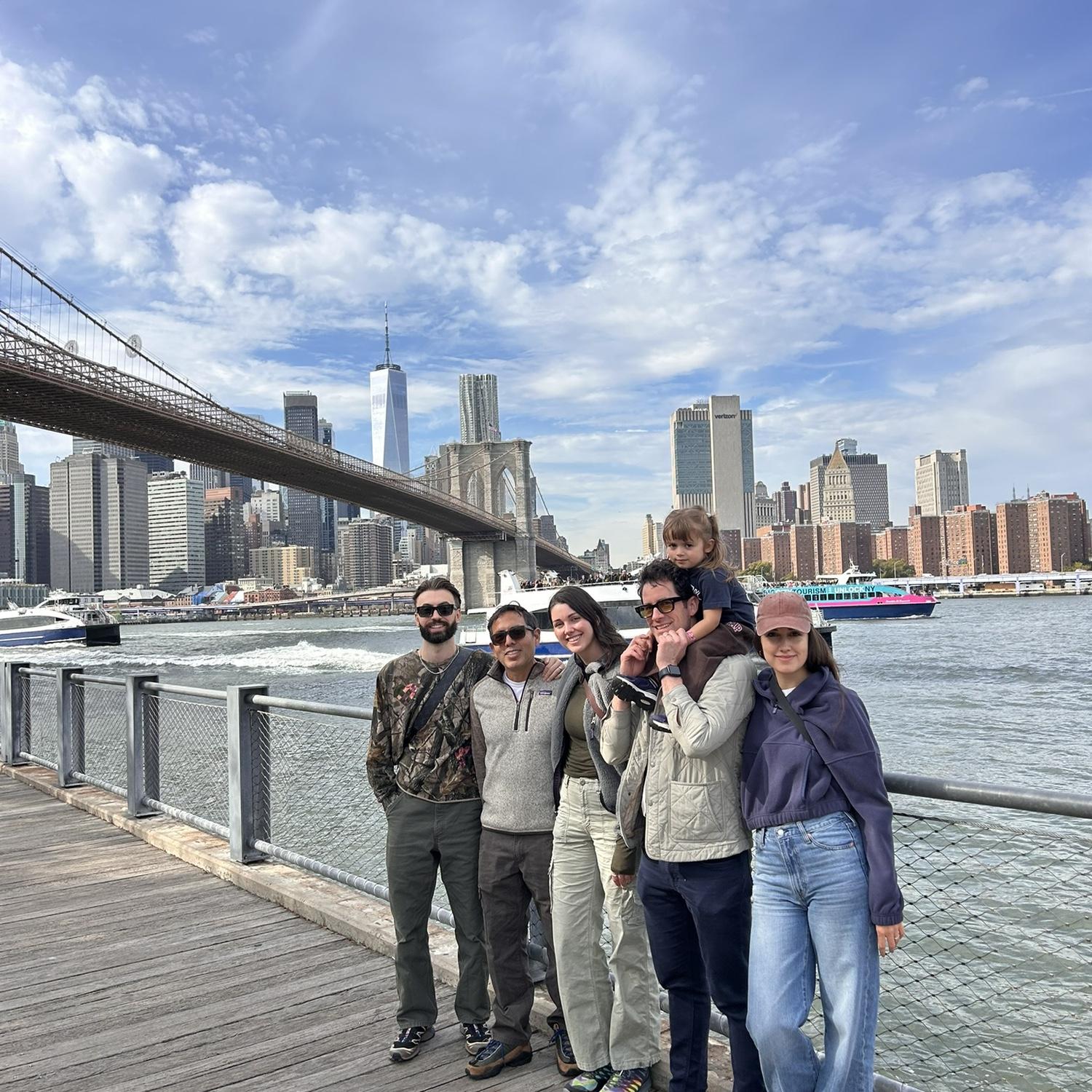 Brooklyn hangs with Andrew, Emily, Jack, and Sereia