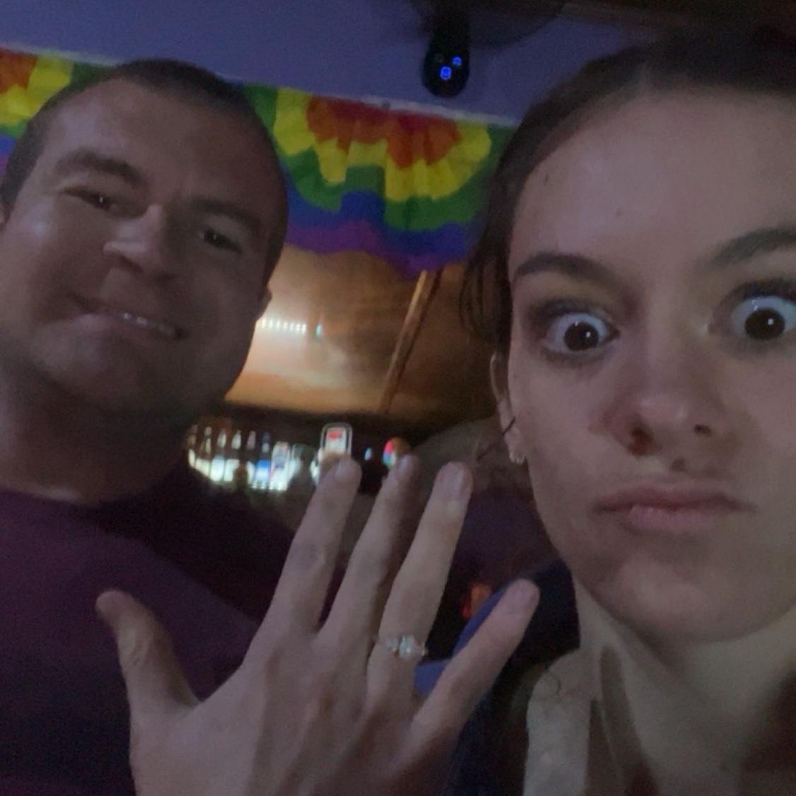 The day he proposed for real!