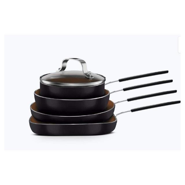 Gotham™ Steel Stackmaster Nonstick Aluminum 5-Piece Mini Cookware Set in Copper/Black