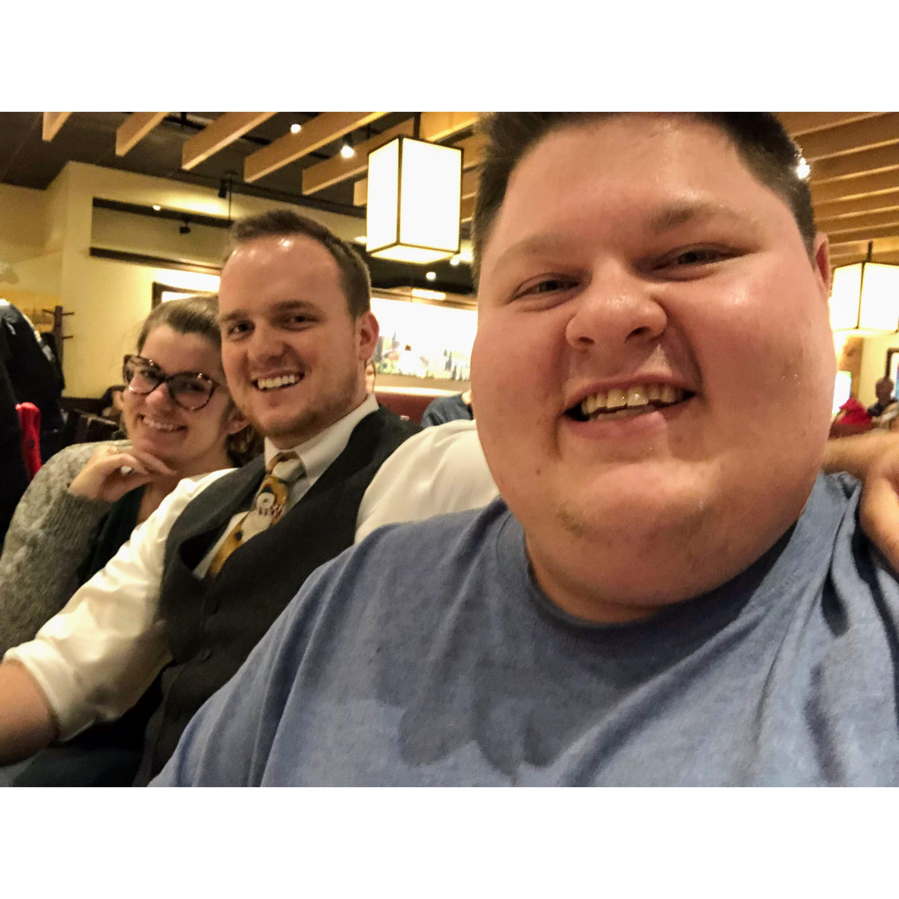 Dinner with a friend, as friends. 2019